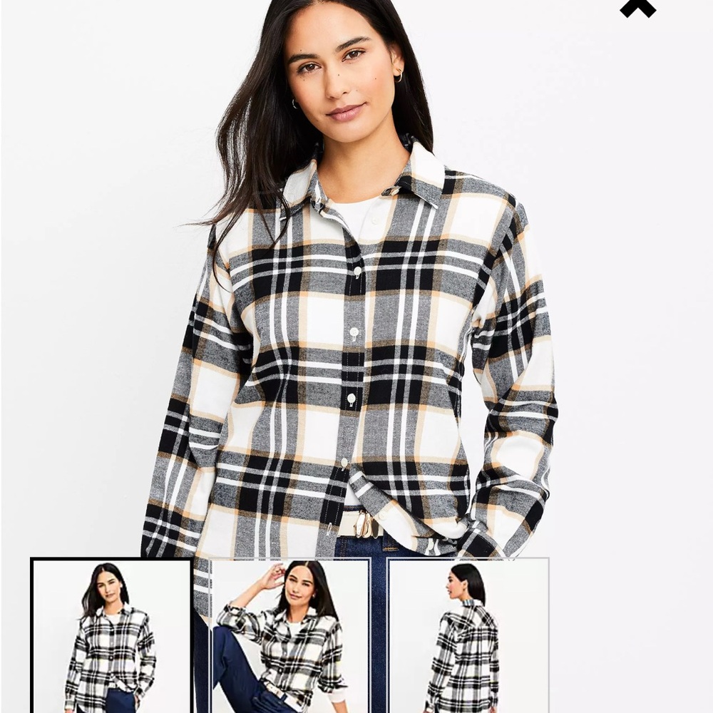 Plaid Shirt from Loft